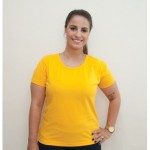 BabyLook Feminina Amarelo Ouro