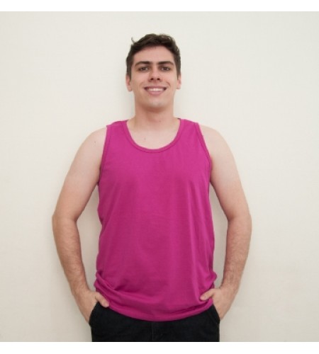 Regata Plus Size Masculina Pink