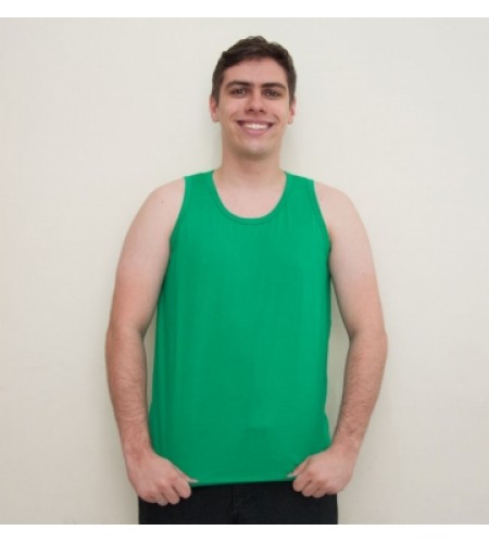 Regata Plus Size Masculina Verde Bandeira