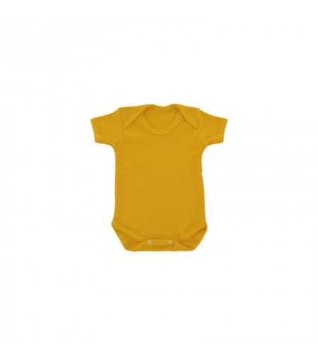 Body de Bebê Amarelo Ouro