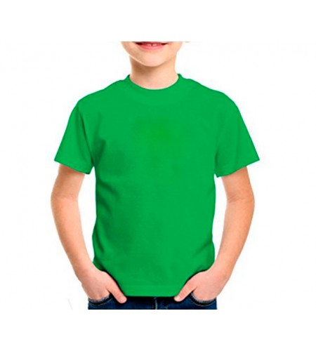 Camiseta Infantil Verde Bandeira