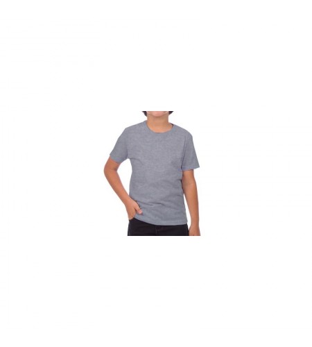 Camiseta Infantil Cinza Mescla