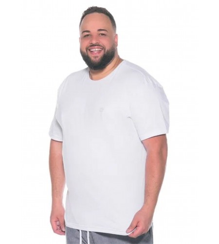 Camiseta Plus Size Branca