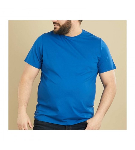 Camiseta Plus Size Azul Royal