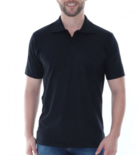 Polo Masculina de Pv Preta