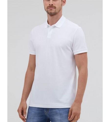 Polo Masculina de Pv Branca